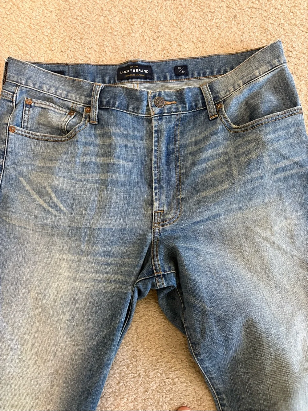 Lucky Brand Men's Light Blue Bootcut Jeans